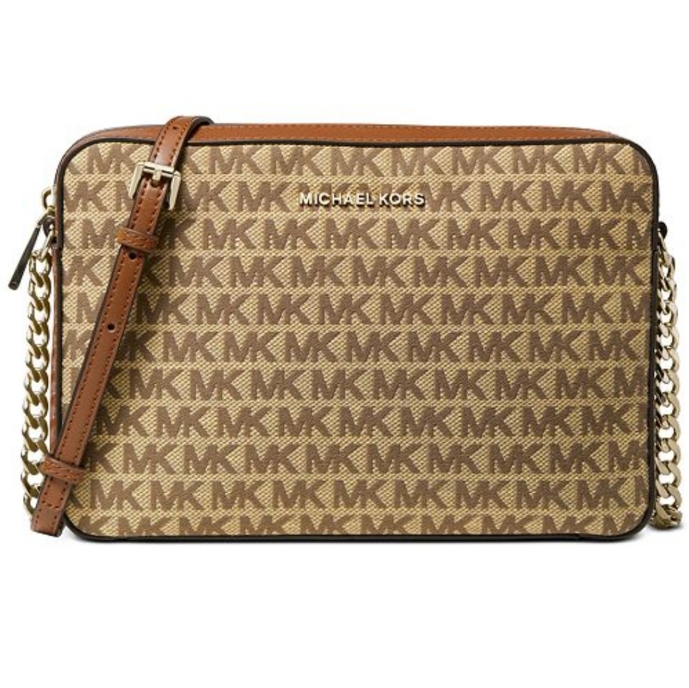 New Michael Kors Large Jet Set East West Crossbody